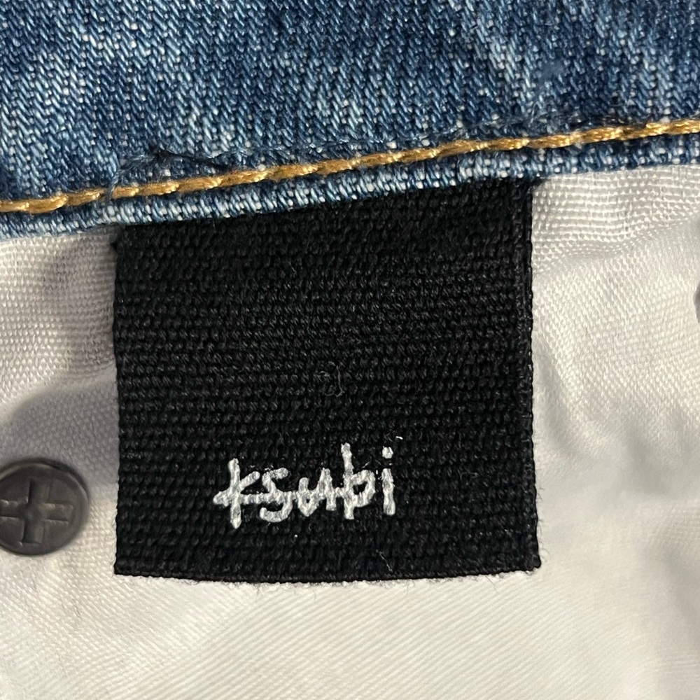 Ksubi High Rise Women’s Jeans Distressed Wide Leg Size‎ 28 - Picture 12 of 12